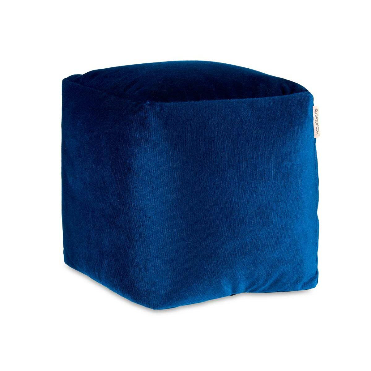 Pehmustettu istuin Gift Decor Sininen polystyreeni Sametti (4 osaa)